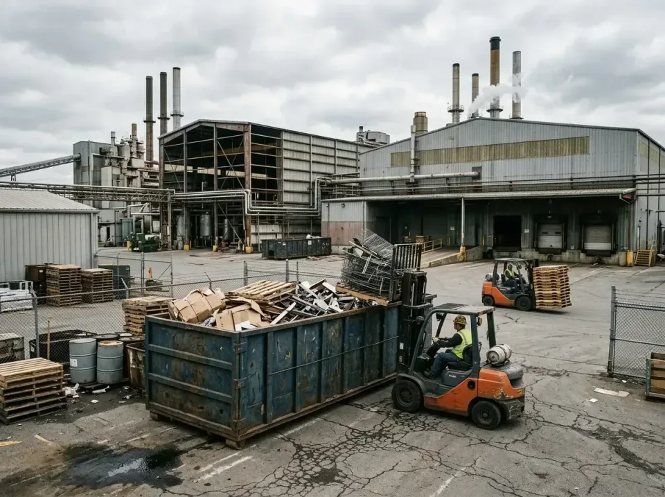 industrial-factory-scrap-conta-003 — frequently asked questions, Cheap Roll-off Dumpster Rentals in Niles, IL